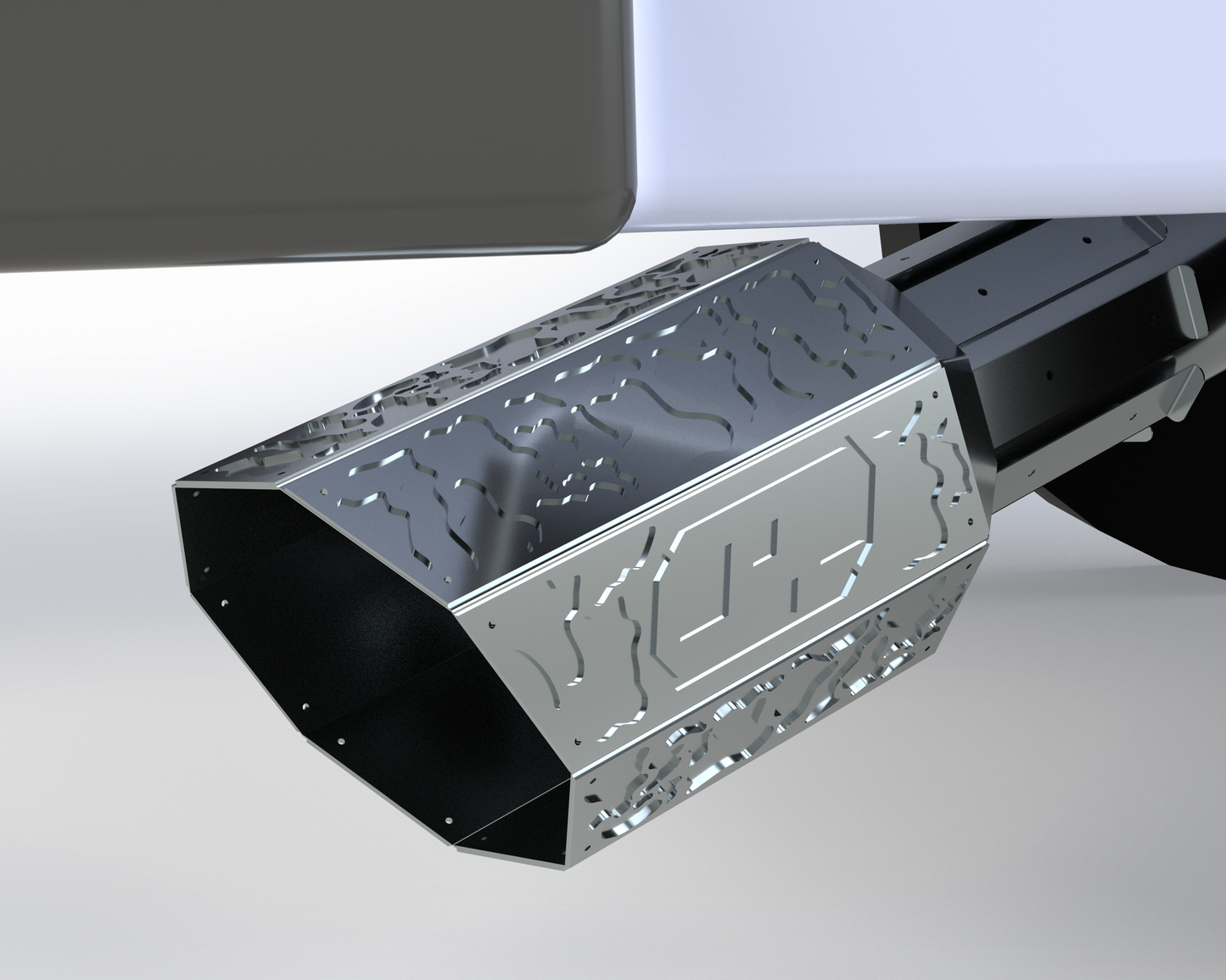 Polished Duck Camo Exhaust Tip