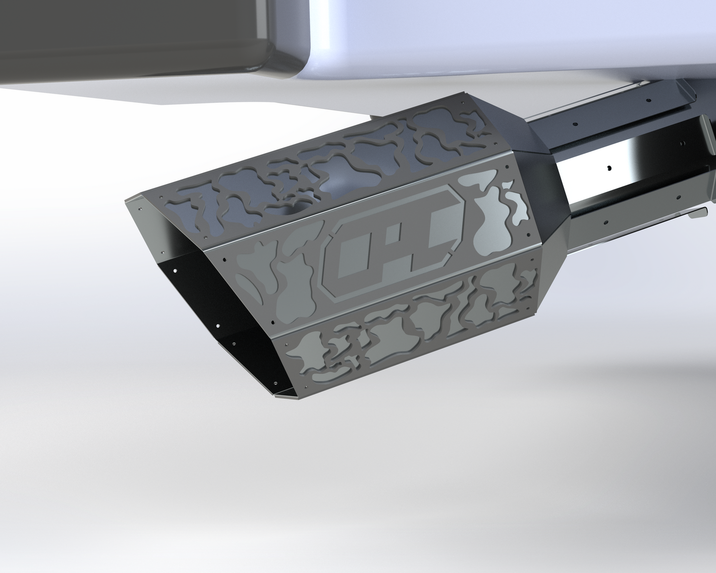 Polished Duck Camo Exhaust Tip
