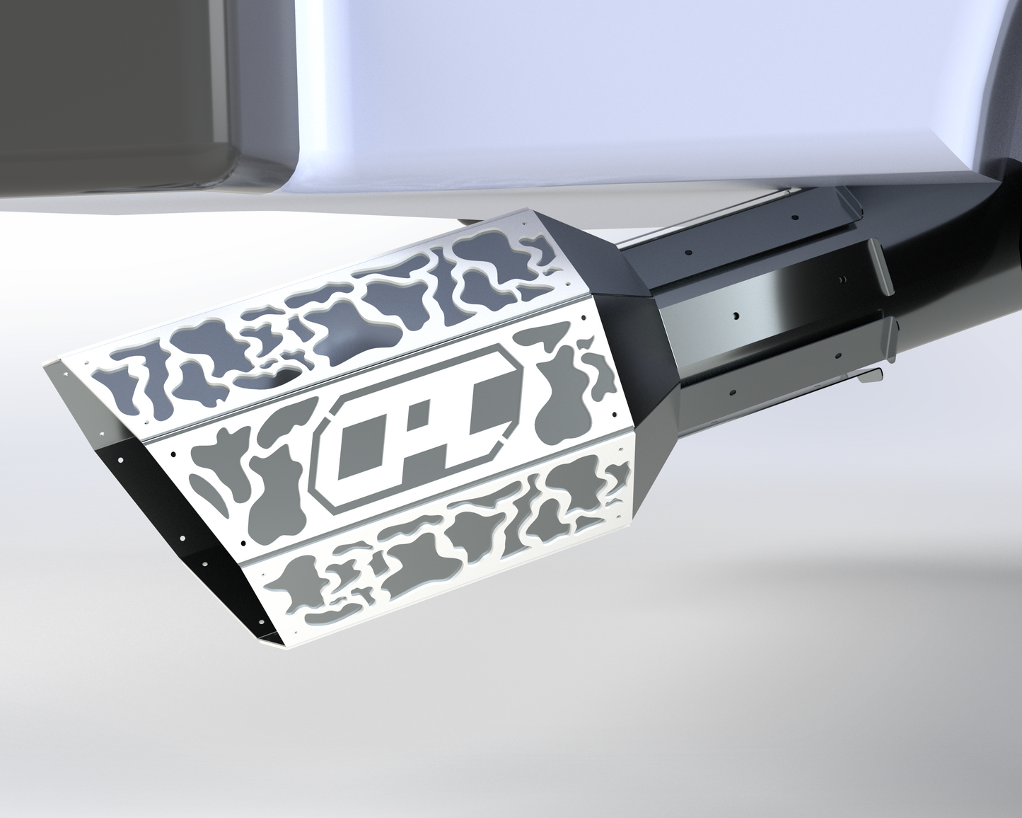 Polished Duck Camo Exhaust Tip