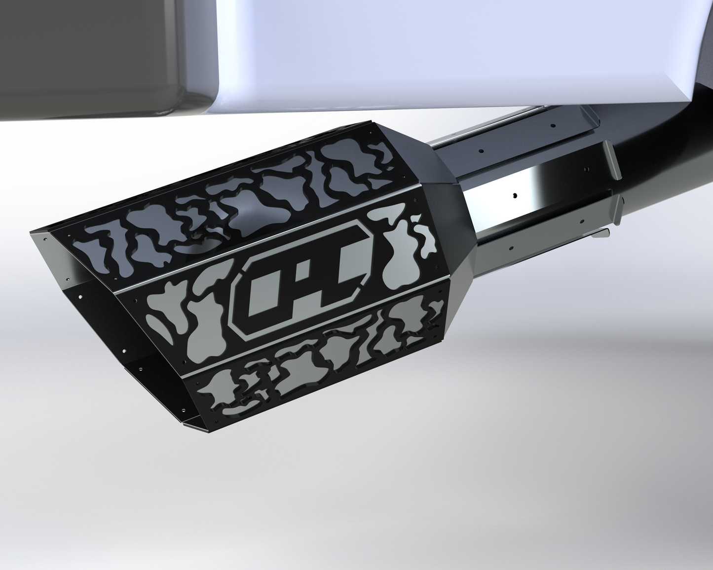 Polished Duck Camo Exhaust Tip