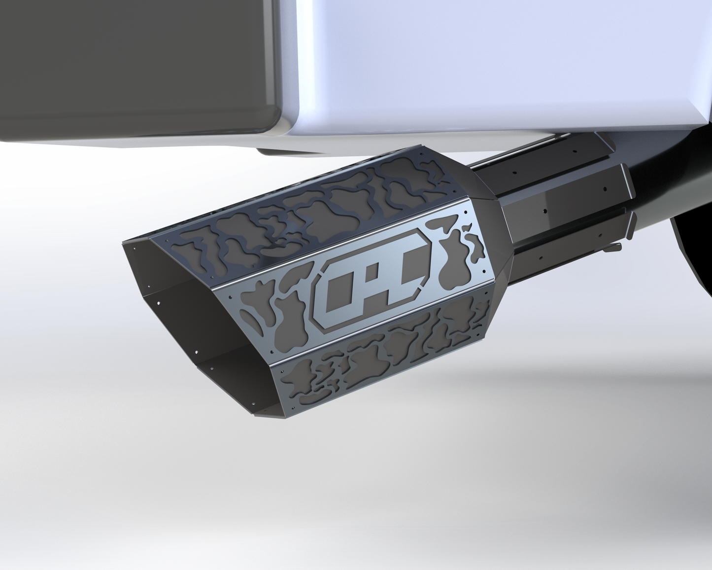 Powder Coated Duck Camo Exhaust Tip